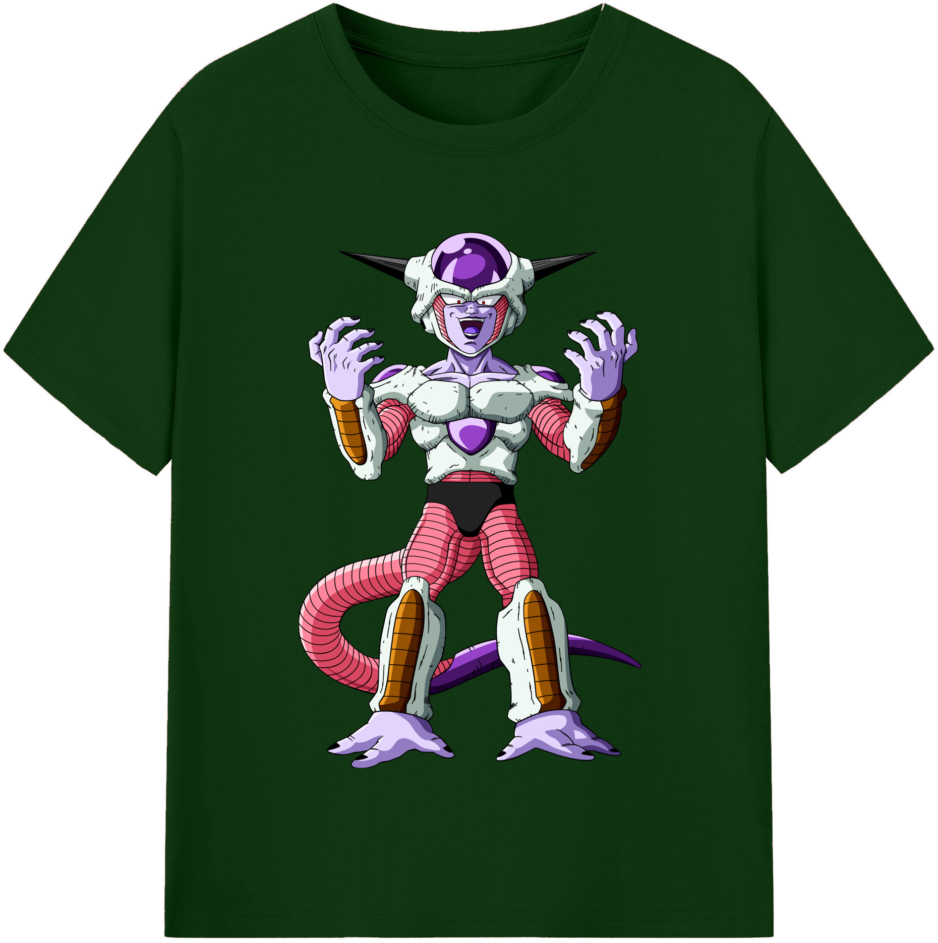 （画像用） ドラゴンボール フリーザ DRAGON BALL Frieza 綿100％半袖Tシャツ（フロントプリント）